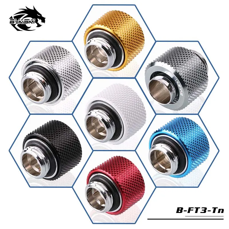 

Bykski B-FT3-Tn Quick twist Fittings for Soft tubes ID3/8" * OD1/2",10 * 13mm G1/4" water cooler gadget
