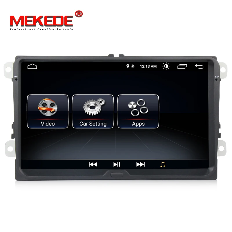 9 &quotAndroid 8 0 штатную радио для Volkswagen Golf Polo B7 Jetta Passat Tiguan Skoda роскошный gps навигации BT
