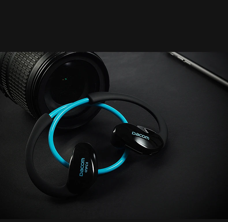 DACOM L05, Спортивная bluetooth-гарнитура, беспроводные наушники для бега, IPX7, водонепроницаемая гарнитура с шейным ободком, для телефона K6H Pro BT5.0