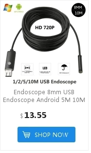 5,5 мм 2 м Мини Usb android инспекционная эндоскоп камера Подводный эндоскоп трубка змея микро-камера s для ПК Android телефон автомобиль 5 м