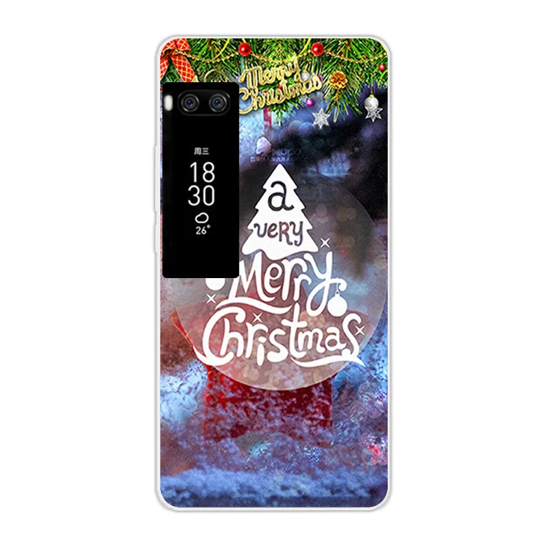 02 Роскошный ТПУ чехол для Meizu Pro 7 Plus, Рождественская ночь, задняя крышка для Meizu Pro 7 Plus, прозрачный чехол, оболочка корпуса телефона, Капа - Цвет: 02