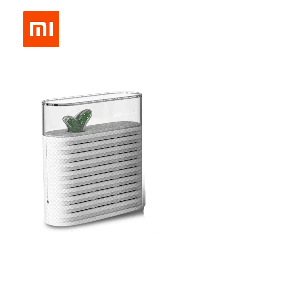 Белый XIAOMI Mijia SOTHING переносной для растений осушитель воздуха 150 мл перезаряжаемый повторный осушитель воздуха влагопоглотитель - Цвет: Белый
