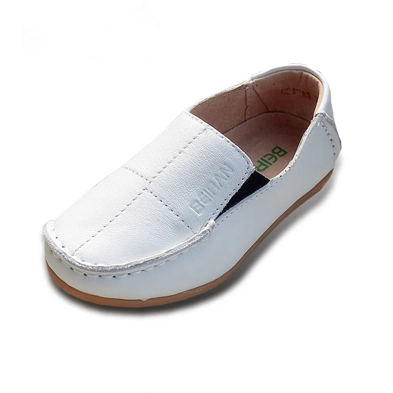 Genuine Leather Shoes For Boys Kids Casual New Students Footwear Elegant Fashion Sneakers | Детская одежда и обувь