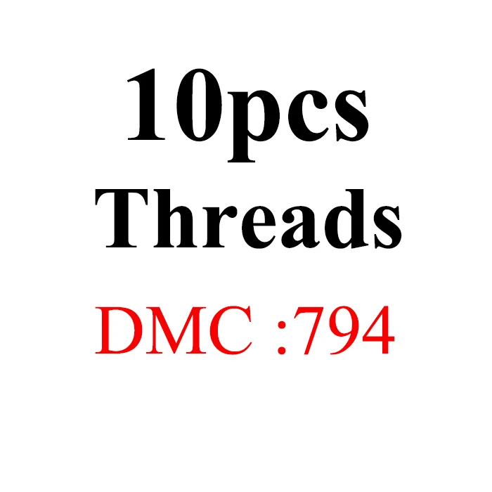 Снеговик, рукоделие вышивка 1,2 м разноцветная опция DMC776-818 10 шт./партия вышивка крестиком хлопковое шитье, моток пряжи вышивка нить - Цвет: 1.2mthread-DMC794
