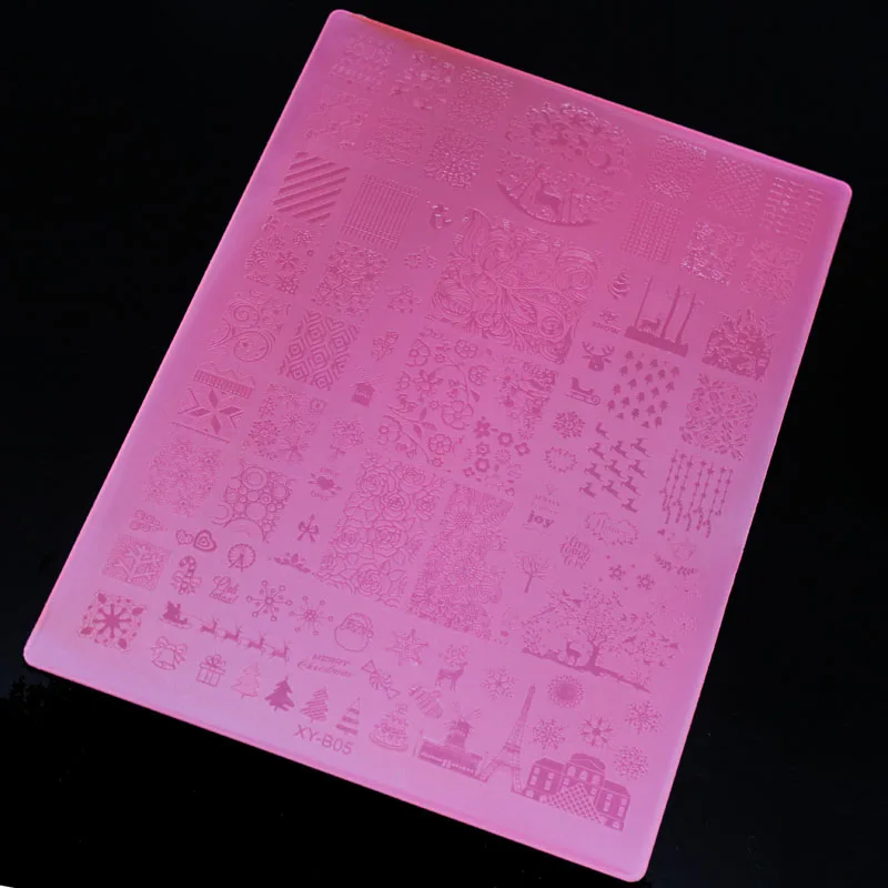 Пластины для штамповки ногтей 1 шт. рисунки бабочек сделай сам акриловый дизайн