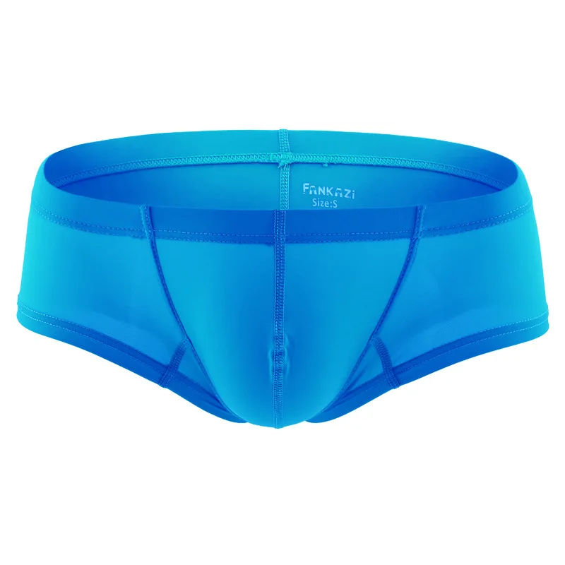 

Men Silk Underwear Brand Breathable Boxer shorts Printed Underpants Cotton Male Panties U convex pouch Sexy Cueca Soft Gay Pants