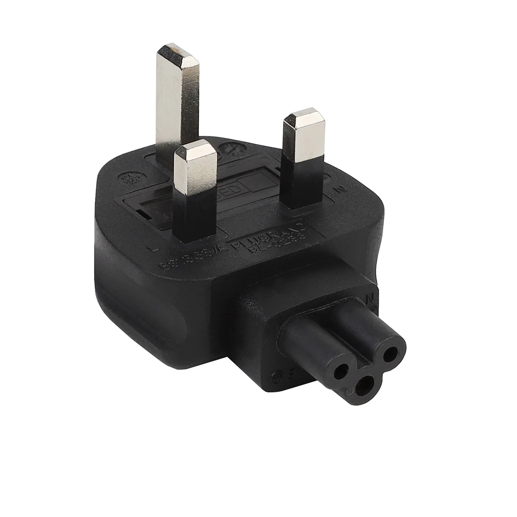 JORINDO UK TO IEC320 C5 конверсионный штекер 3 штыревой IEC 320 AC адаптер питания штепсельная