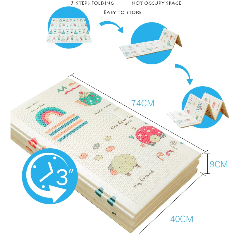 Детский игровой коврик складной для пикника 150*200 см | Игрушки и хобби