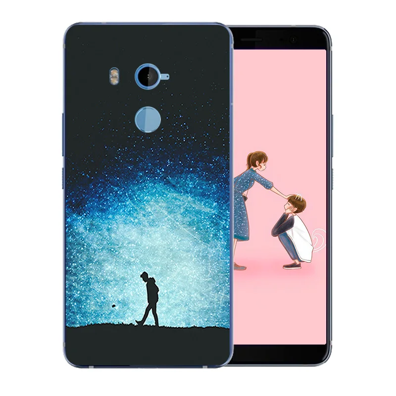 For HTC U 11 Plus Back Cover New Perfect Design Night Sky Pattern U11Plus 2Q4D200 Matte Full Protection Shell |
