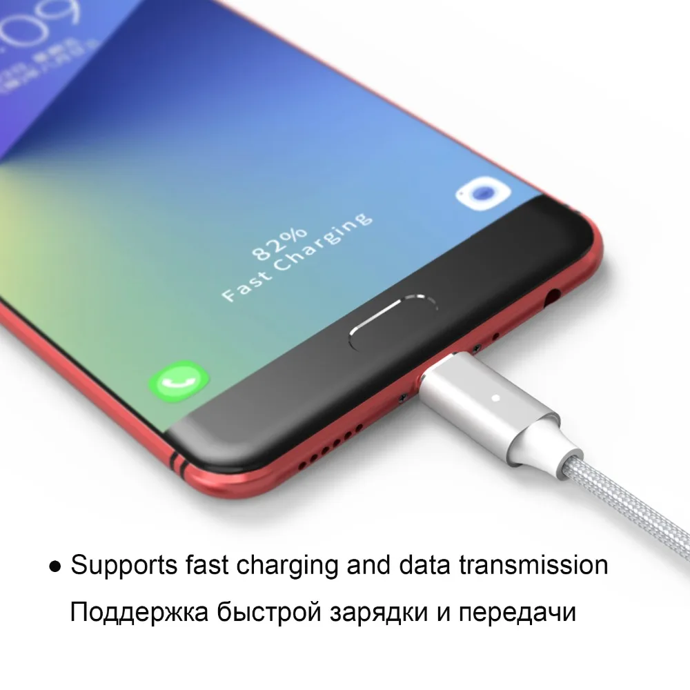 WSKEN lite2 micro USB кабель для быстрой зарядки Магнитный Samsung Huawei Xiaomi устройство