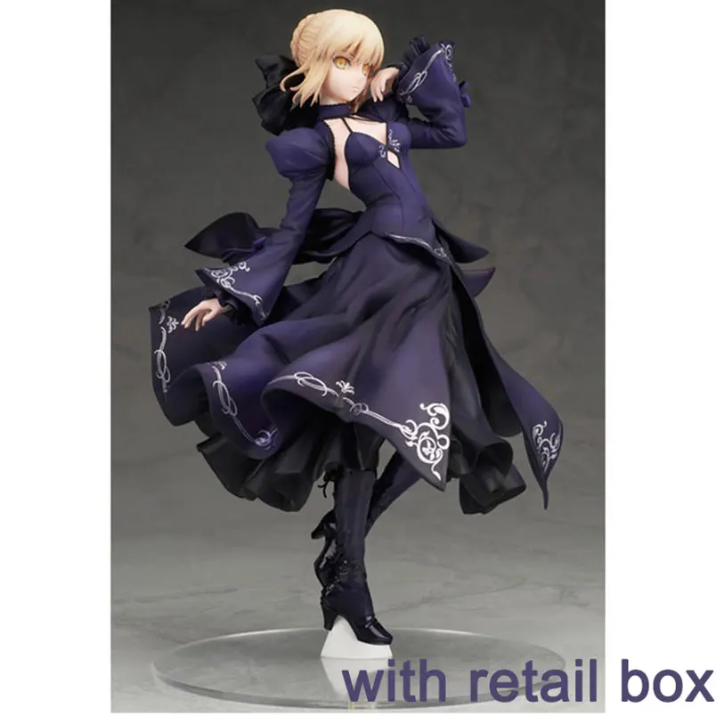 Fate night Black Saber платье для девочек аниме модель фигурка ПВХ коллекционная игрушка