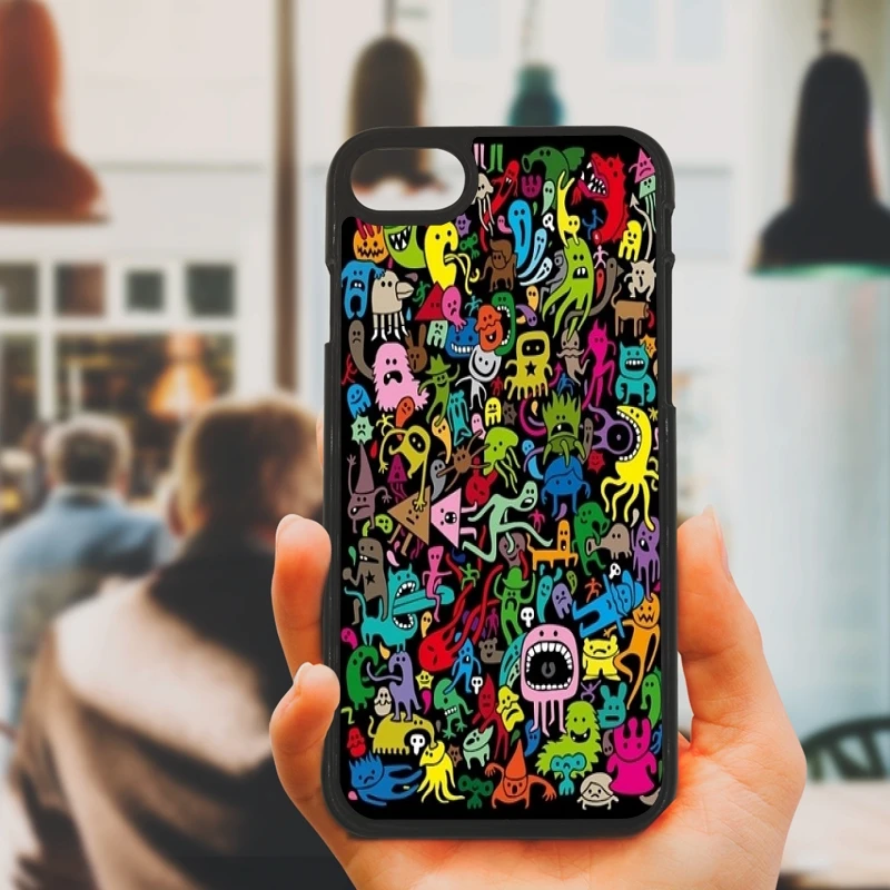 Fashion Cartoon Abstract Cell Phone Cases Hard Plastic Case Cover for iphone 8 7 6 6S PLUS X 5S 5C 5 SE iPod Touch 4 |