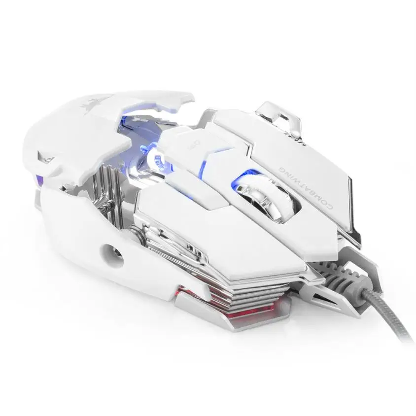 Фото Combaterwing 4800 dpi оптическая USB Проводная профессиональная программируемая игровая Combaterwing 4800 dpi оптическая USB Проводная профессиональная программируемая игровая