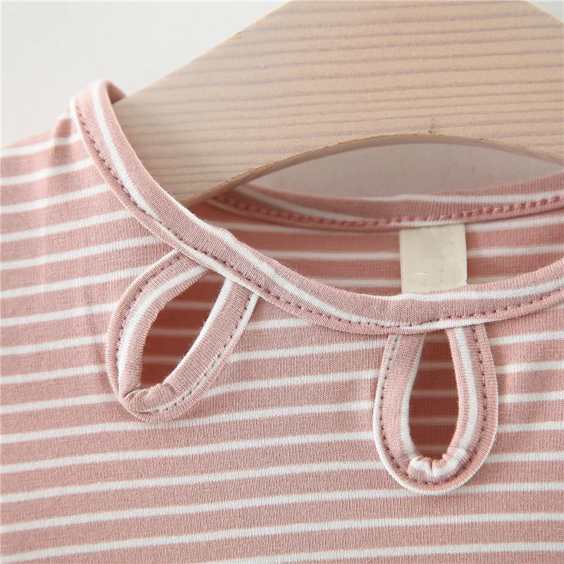 Платье-пачка принцессы в полоску с фатиновой юбкой стиле пэчворк для маленьких