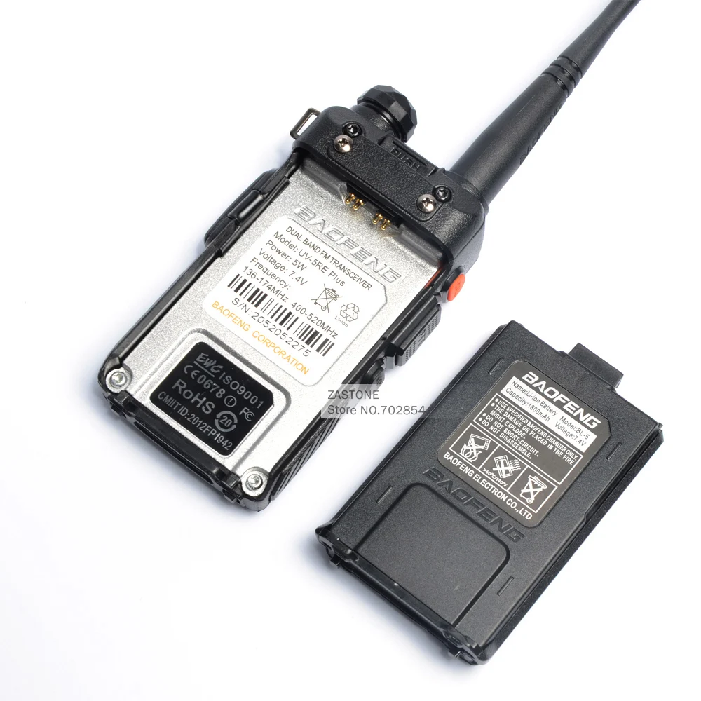 Портативная Любительская рация Baofeng UV 5RE Plus 5W walkie talkie 128CH UHF/VHF Ham с двойным