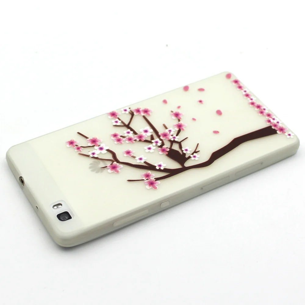 Fundas For Huawei P8 Lite Mini Fluorescence Transparent Soft TPU Back Cover Phone Protective Shell Luminous Night Case |