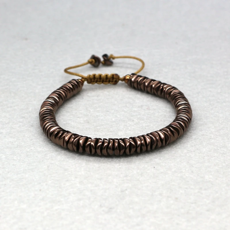 Simple metal bracelet new fashion beads adjustable vintage beaded bohemian wind male ladies | Украшения и аксессуары