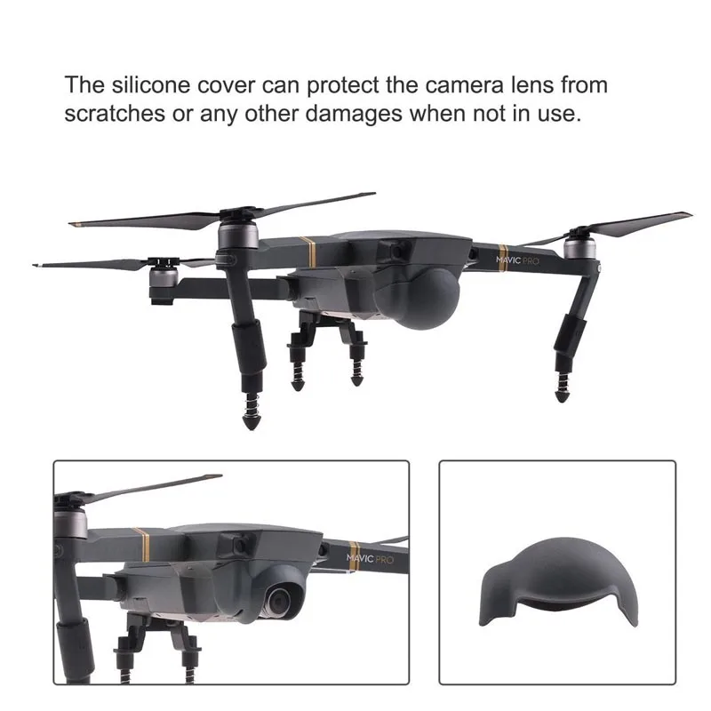 4в1 DJI Mavic Pro Аксессуары объектив крышка и бленда объектива 8331 низкий уровень шума