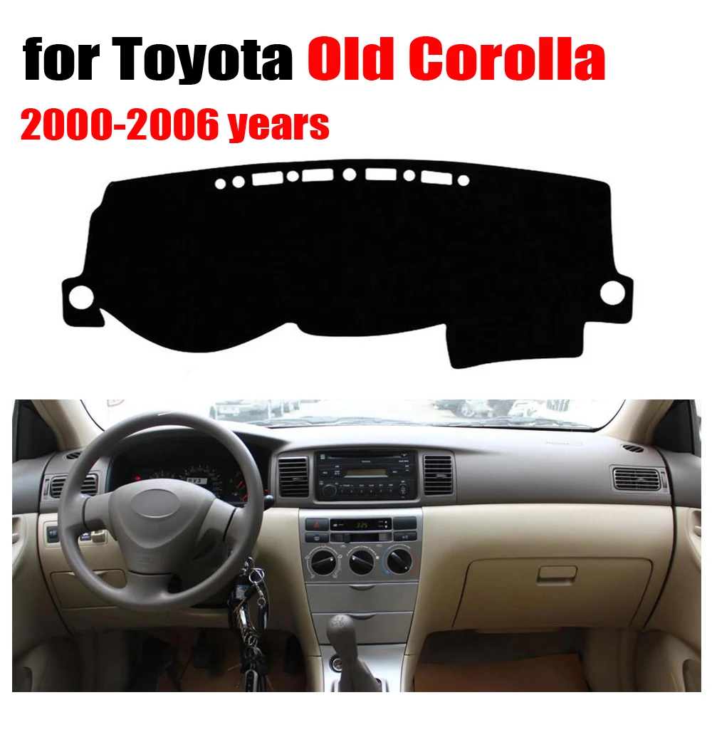 Коврик для приборной панели автомобиля TOYOTA old COROLLA 2000 2006 лет левый руль коврик