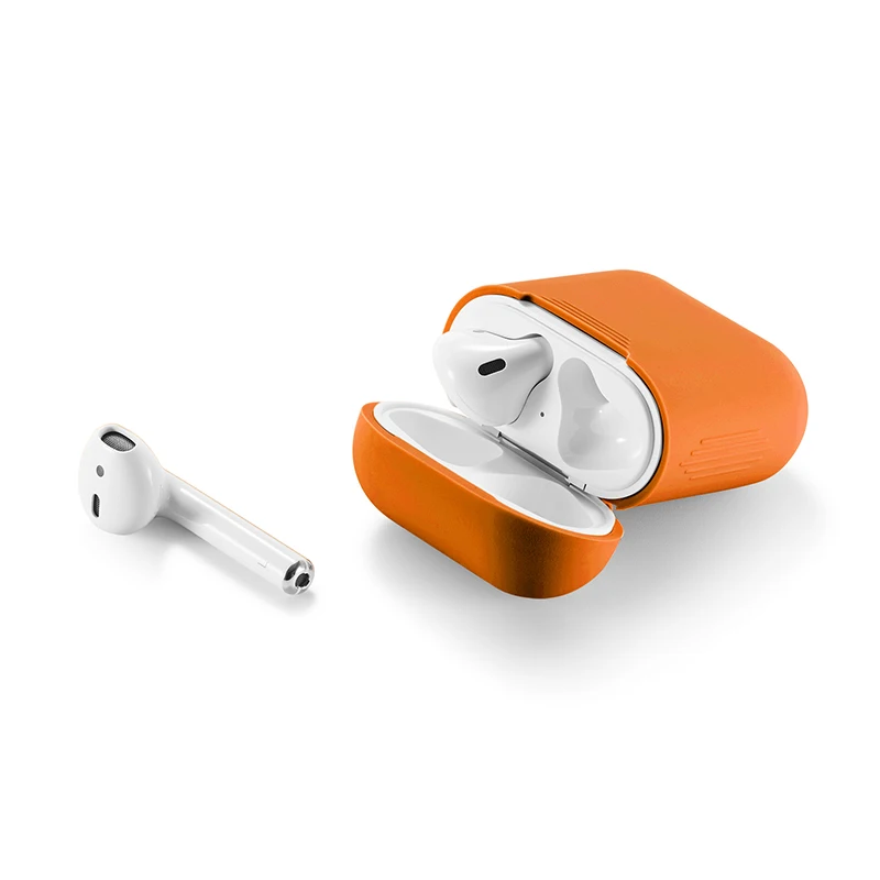 Мягкий силиконовый чехол для Apple Airpods противоударный AirPods чехлы наушников ультра