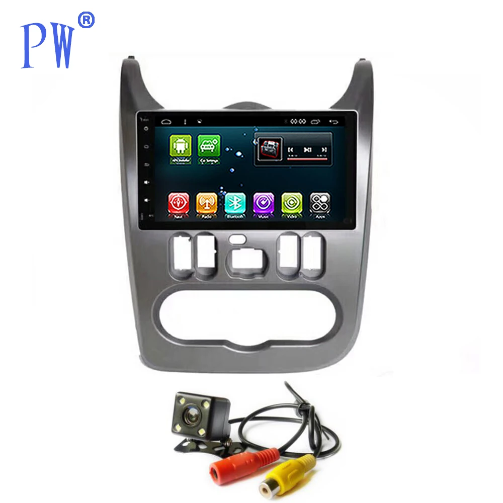 Android 7 1 автомобильный Радио GPS noDVD мультимедийный плеер Navi для Renault Logan Sandero Duster 9