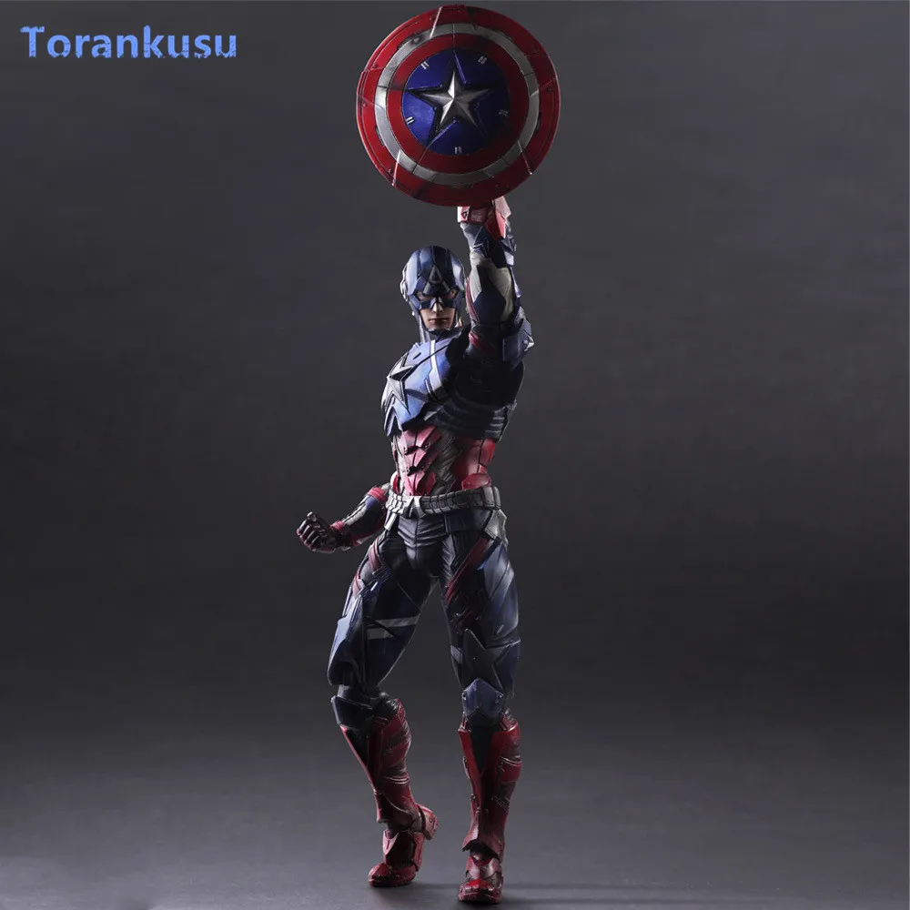 Капитан Америка фигурки капитан фигурка игра искусство Kai Figuras аниме Стив Роджерс