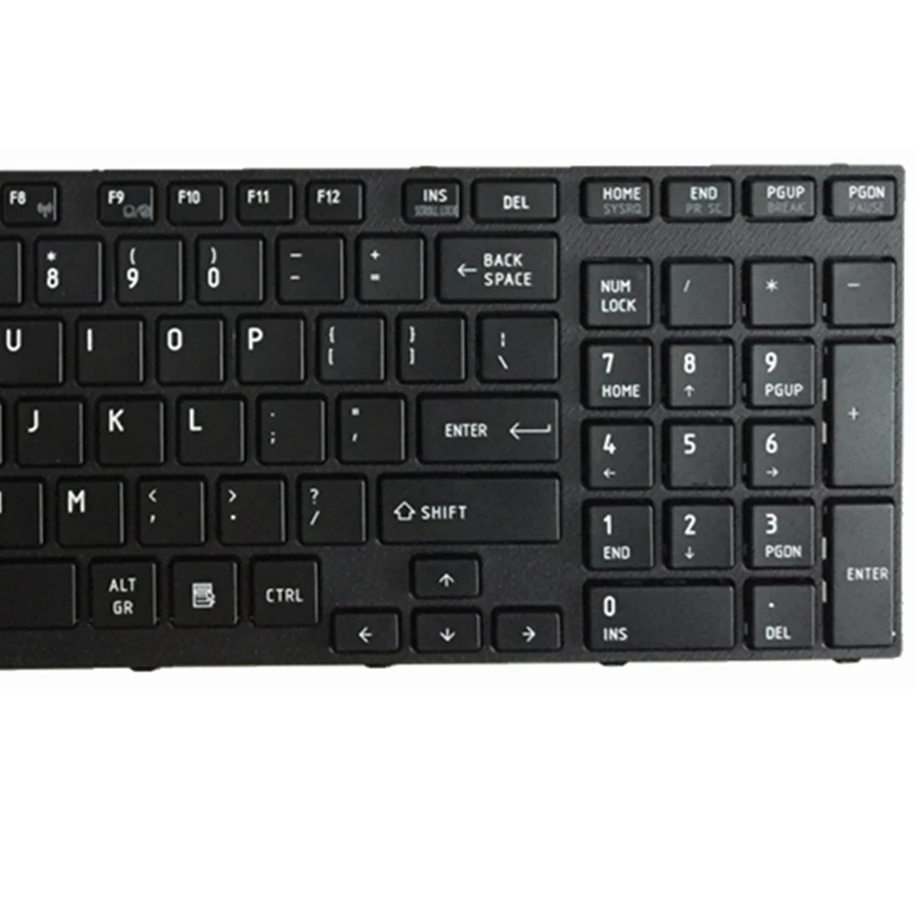 Английская клавиатура для Toshiba Satellite P750 P750D P755 P755D P770 P770D P775 P775D Qosmio X770 X775 US черная
