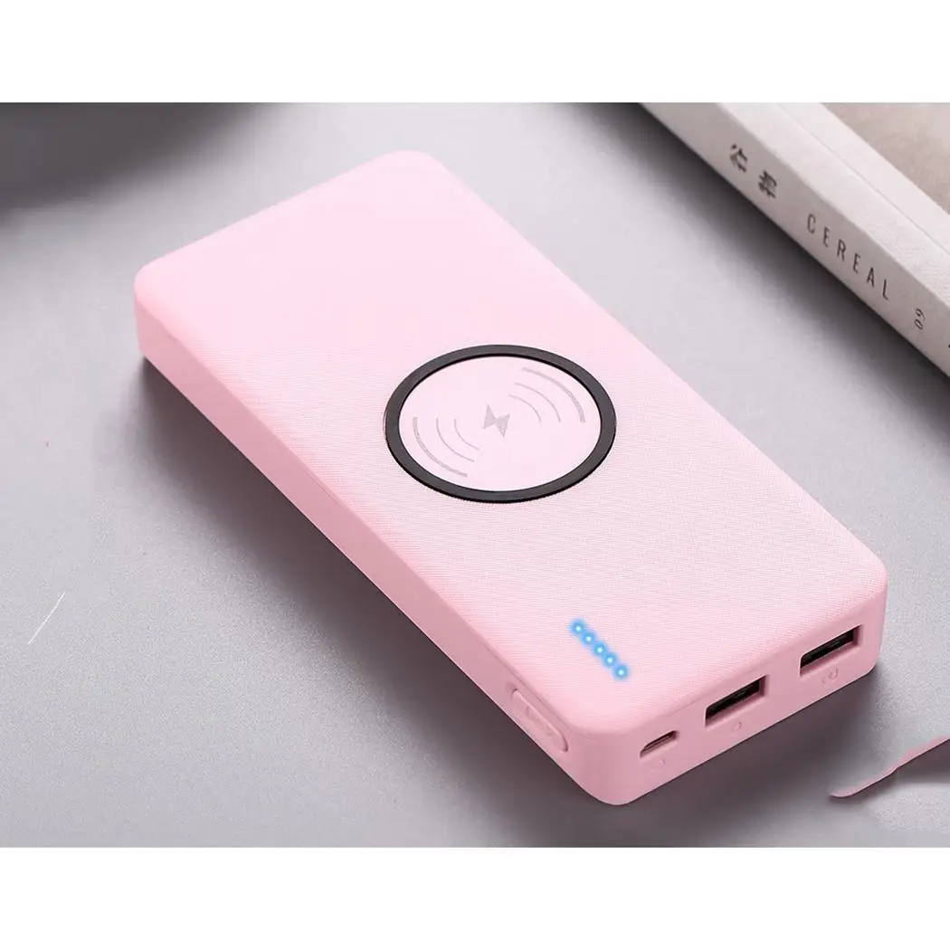 Модный портативный двойной USB выход беспроводной 5Wh 5В/1а зарядное устройство 10Wh