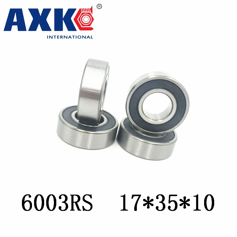 Подшипник Axk 6003rs шарикоподшипники с глубоким желобом 6 шт. 17*35*10 мм 6003 2rs 6003rz 180103 Rz Rs