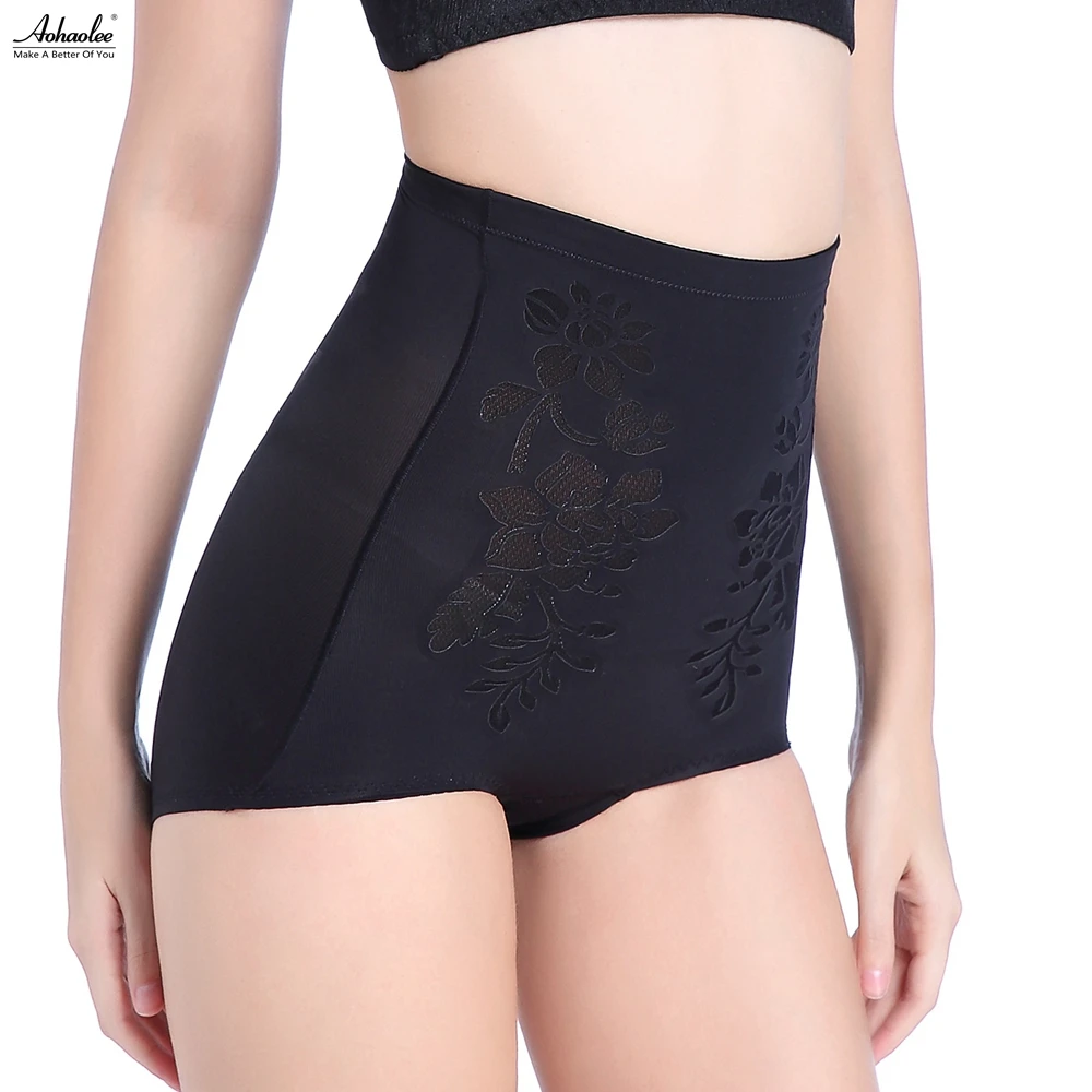 Aohaolee Женская Бесшовная корректирующая одежда Hi-Waist для похудения краткое Фирменное Утягивающие трусы Booty увеличивающая подкладка для ягодиц Body Shaper Butt Lifter