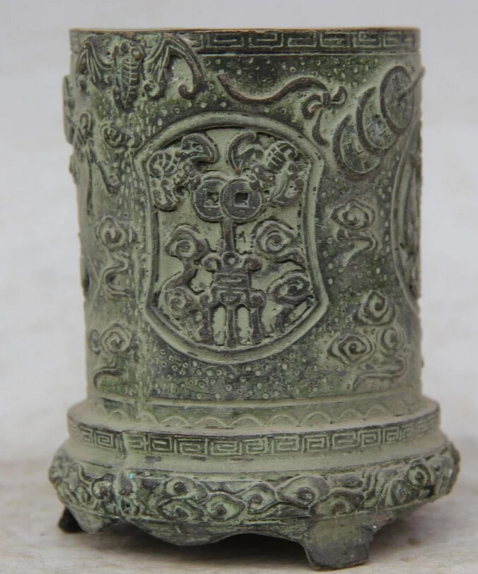 Песня voge gem S2452 5 старая китайская династия дворец бронзовая круглая богатство