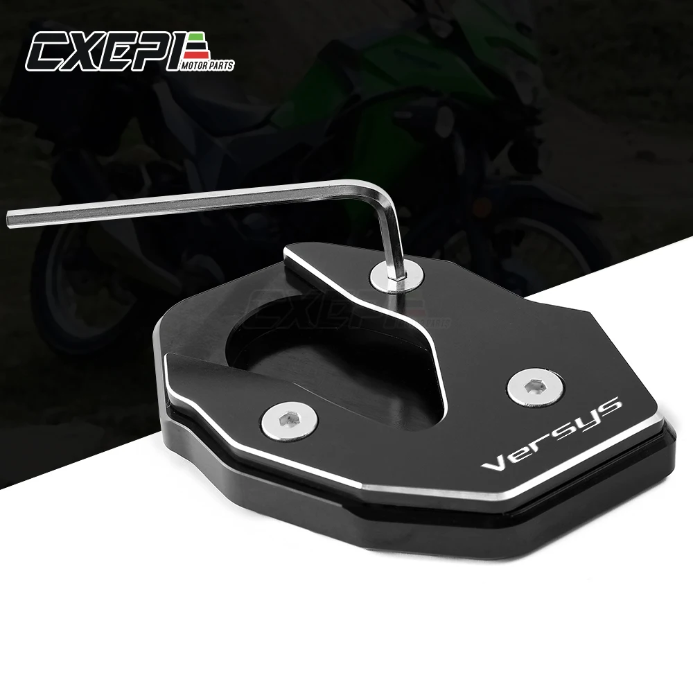 Алюминиевая боковая подставка с ЧПУ для мотоцикла KAWASAKI VERSYS1000 KLE1000 VERSYS X300 | Отзывы и видеообзор