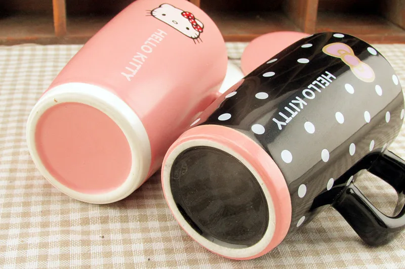 Милый креативный кавайный мультфильм новинка hello kitty бизнес подарок кружка Милый Летний прохладный напиток Молоко Кофе сок чашка для воды для девочки