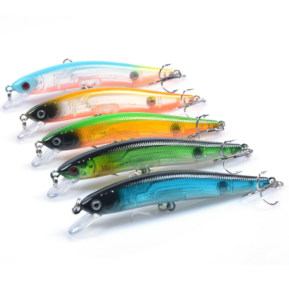 1 шт. пластиковая рыболовная приманка с объемными глазами 10 см 8 4 г|Наживки для