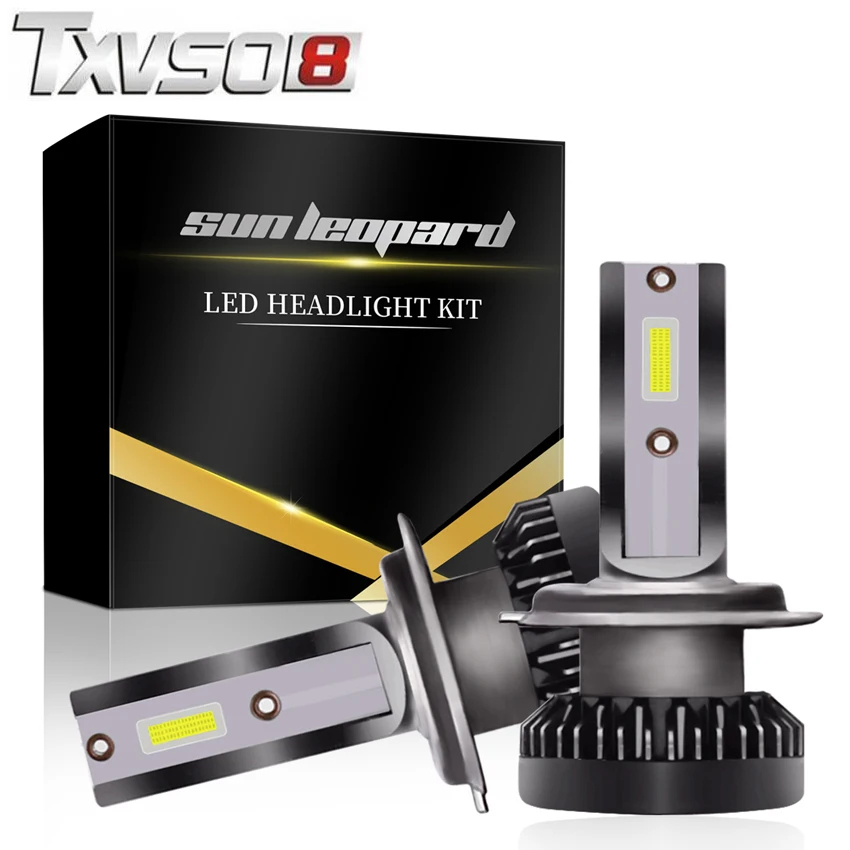 2 шт. Автомобильные светодиодные лампы H7 H11 H1 12 в 40 Вт 6000 лм|Передние LED-фары для