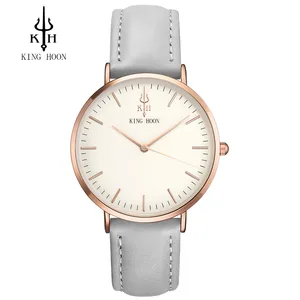 Женские кварцевые часы KING HOON, роскошные брендовые модные часы с браслетом из нержавеющей стали, повседневные часы, подарок для платья