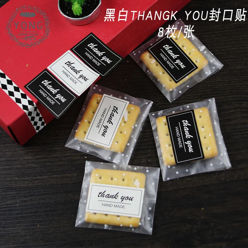 80 шт. черно белые наклейки для выпечки тортов|Товары украшения тортов| |