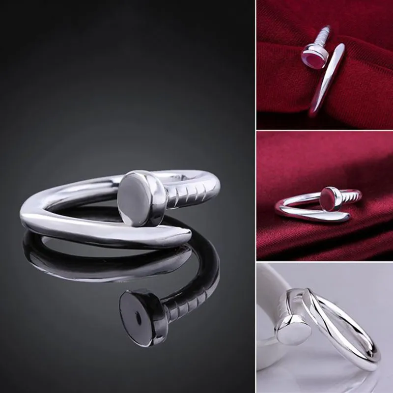 Посеребренная кольцо стерлингового серебра Jewelry Кольцо заводские цены моды