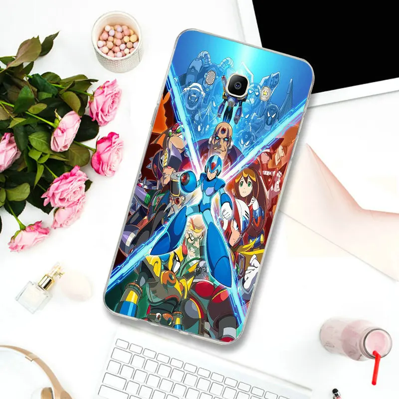 Soft TPU Cell Phone Cases for Samsung S2 S3 S4 S5 Mini S6 S7 Edge S8 S9 S10 Plus Lite Note 5 8 9 Hot Mega Man | Мобильные телефоны