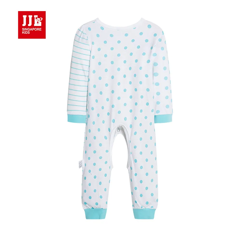 Baby rompers диссимметрия новорожденных пижамы one piece детская одежда унисекс