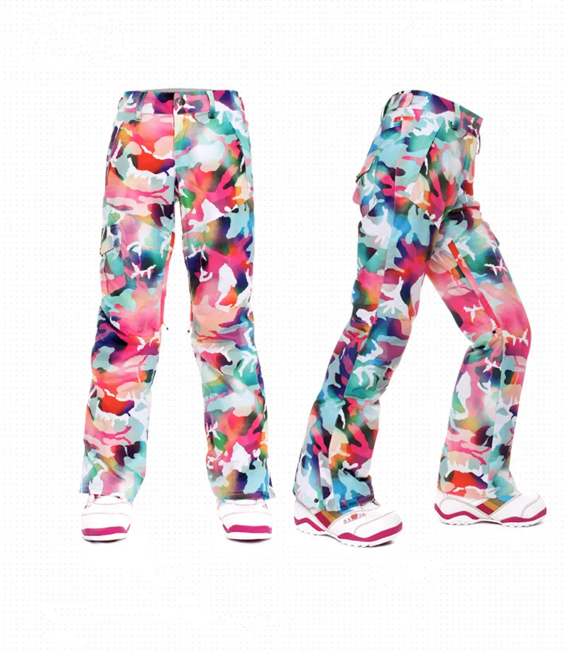 

Free shipping Gsou Snow ski pants female single water-proof and free breathing outdoor hiking trousers winter thickening long
