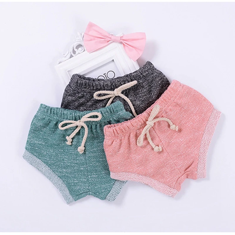 Детские шорты шаровары летние шифоновые Цветочные Хлопковая подгузник для