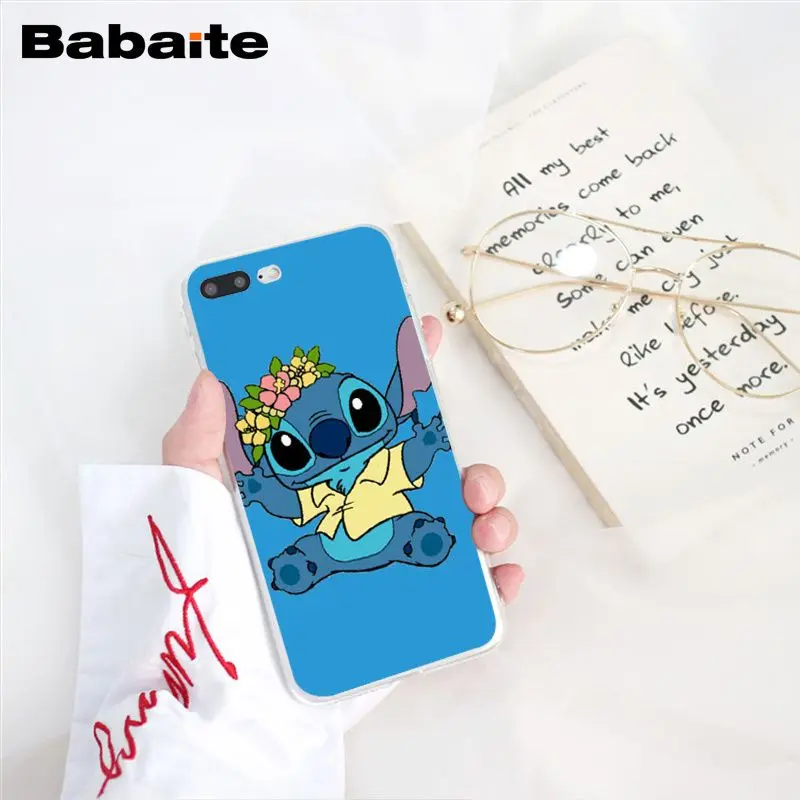 Babaite милый мультфильм Лило Ститч чехол для телефона чехол для iphone 11 Pro 11Pro Max 8 7 6 6S Plus 5 5S SE XR X XS MAX