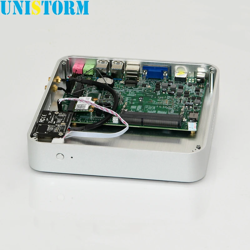 Новый Intel Skylake безвентиляторный мини ПК i5 5200U 5250U 6200U HD Graphics 520 4K HDMI VGA USB Windows 10 Мини