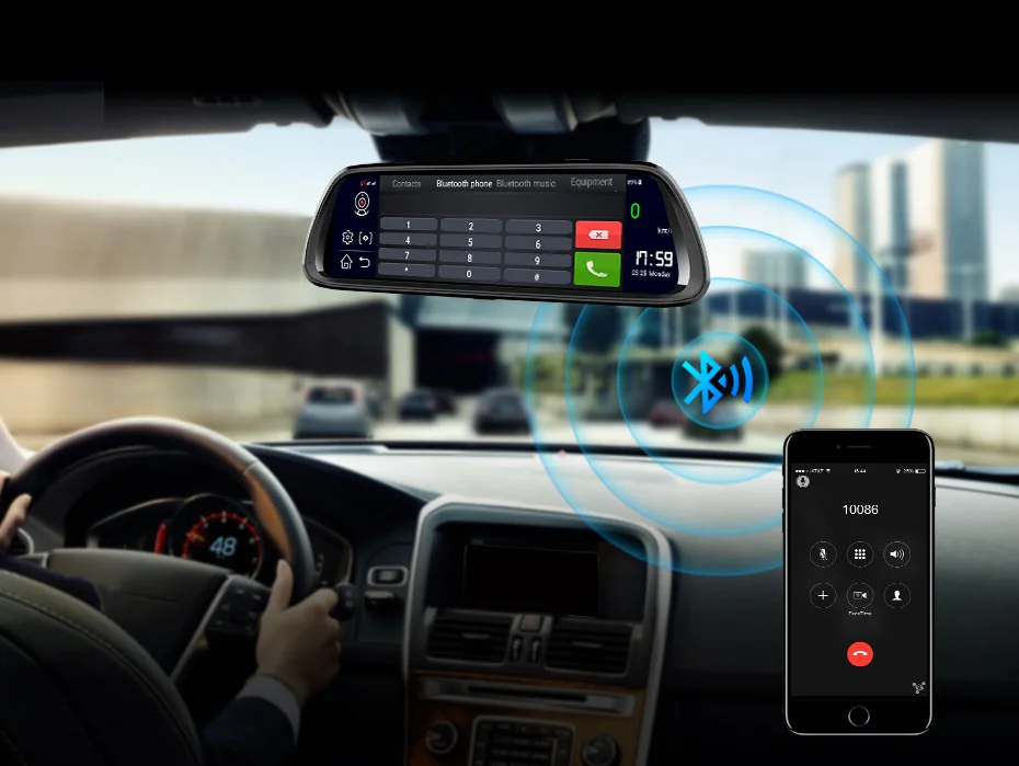 Junsun A960 Android 8.1 4G видеорегистратор GPS регистратор WiFi dash cam зеркало 9,88" видеорегистраторы автомобильные зеркало регистратор авторегистраторы зеркало видеорегистратор видеорегистратор зеркало