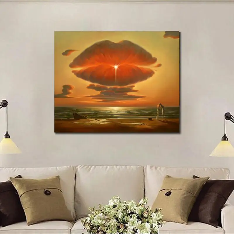 

Abstract painting Modern Landscapes Sunset art oil paintings canvas for living room bedroom wall decor Hand painted High quality
