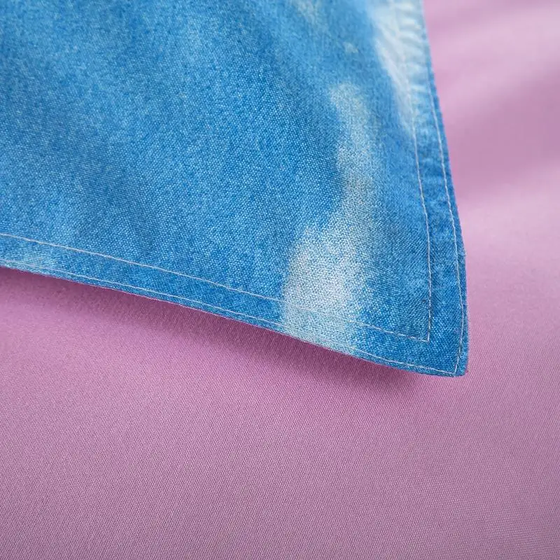 Новинка 2017 года одеяло Постельное белье с реактивной печатью эффектом небо