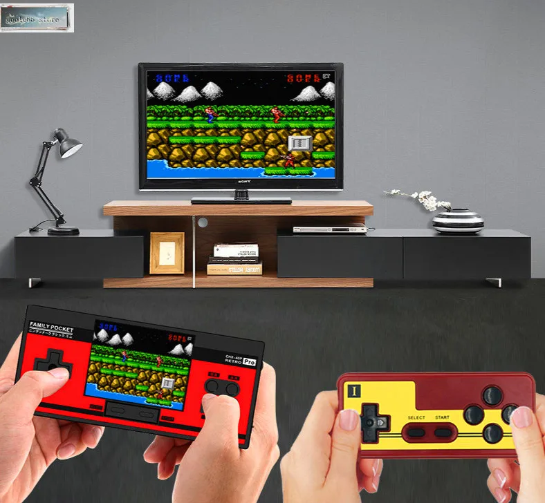 Портативные портативные игровые плееры FC/NES встроенный 348 Классическая игровая