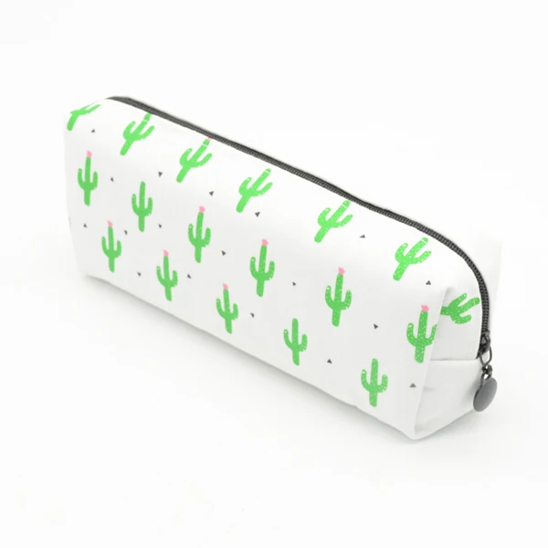 Карандаш кактус чехол Единорог школа Estojos De Escola Etui Карандаш Чехол Estuche Lapices милый Papelaria Escolar Школьные Инструменты Мультфильм - Цвет: H