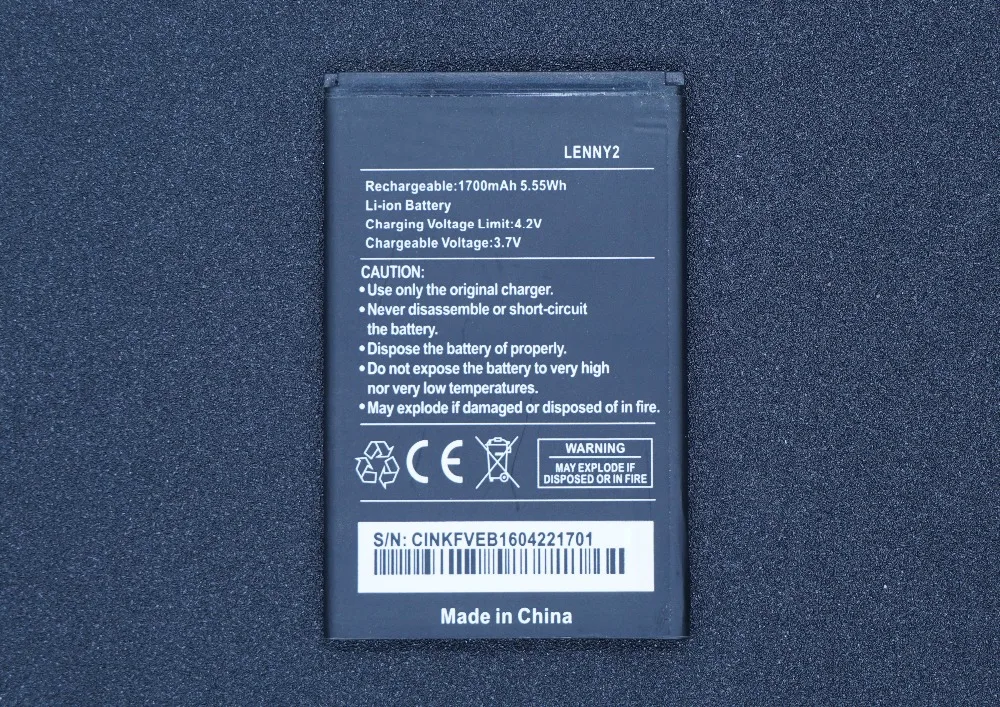 LehonS Новое поступление 1700 мАч/5.55Wh LENNY2 смартфон, на замену батареи для Wiko LENNY 2 lenny2 LENNY2 LENNY 2